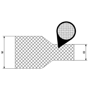 Gaine textile thermorétractable
