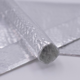 Gaine fibre de verre aluminisée